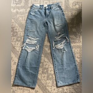 Abrand Light Indigo Baggy Jeans